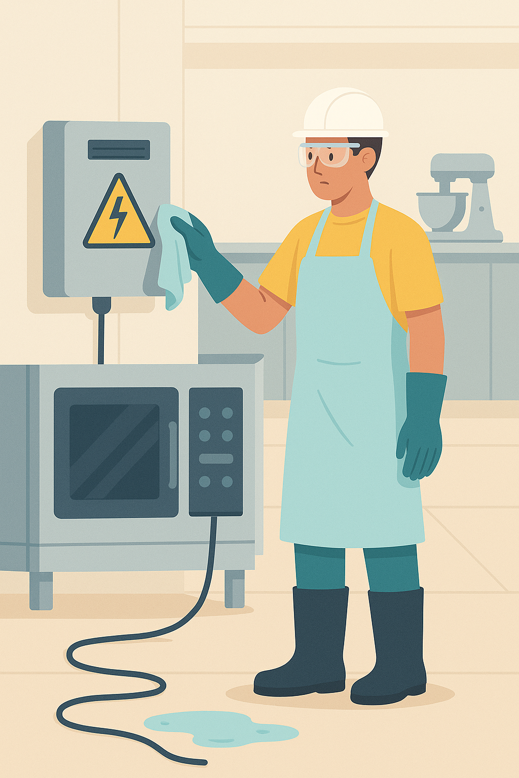 Treinamento - Riscos de Choque Elétrico em Cozinhas Industriais